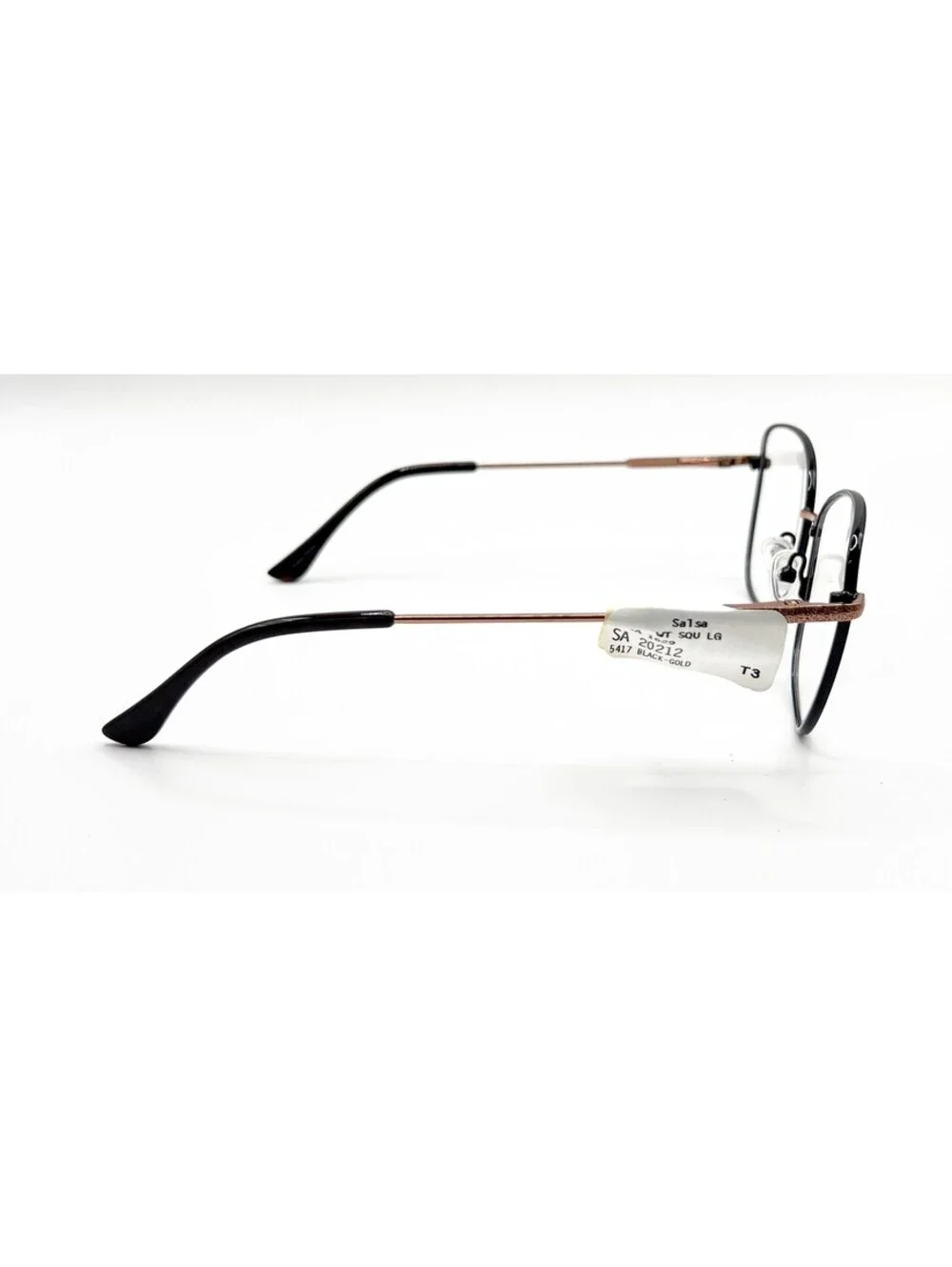 Salsa Sa20212 Black Gold Authentic Eyeglasses 54-17-140